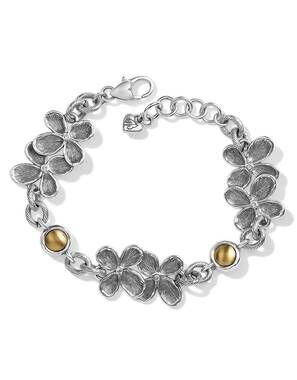 NEW BRIGHTON women's everbloom bracelet in silver / gold
